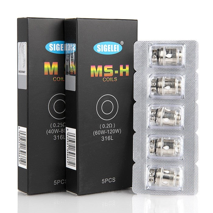 Sigelei MS-M Coil Mesh 5 Pack 0.2 Ohms