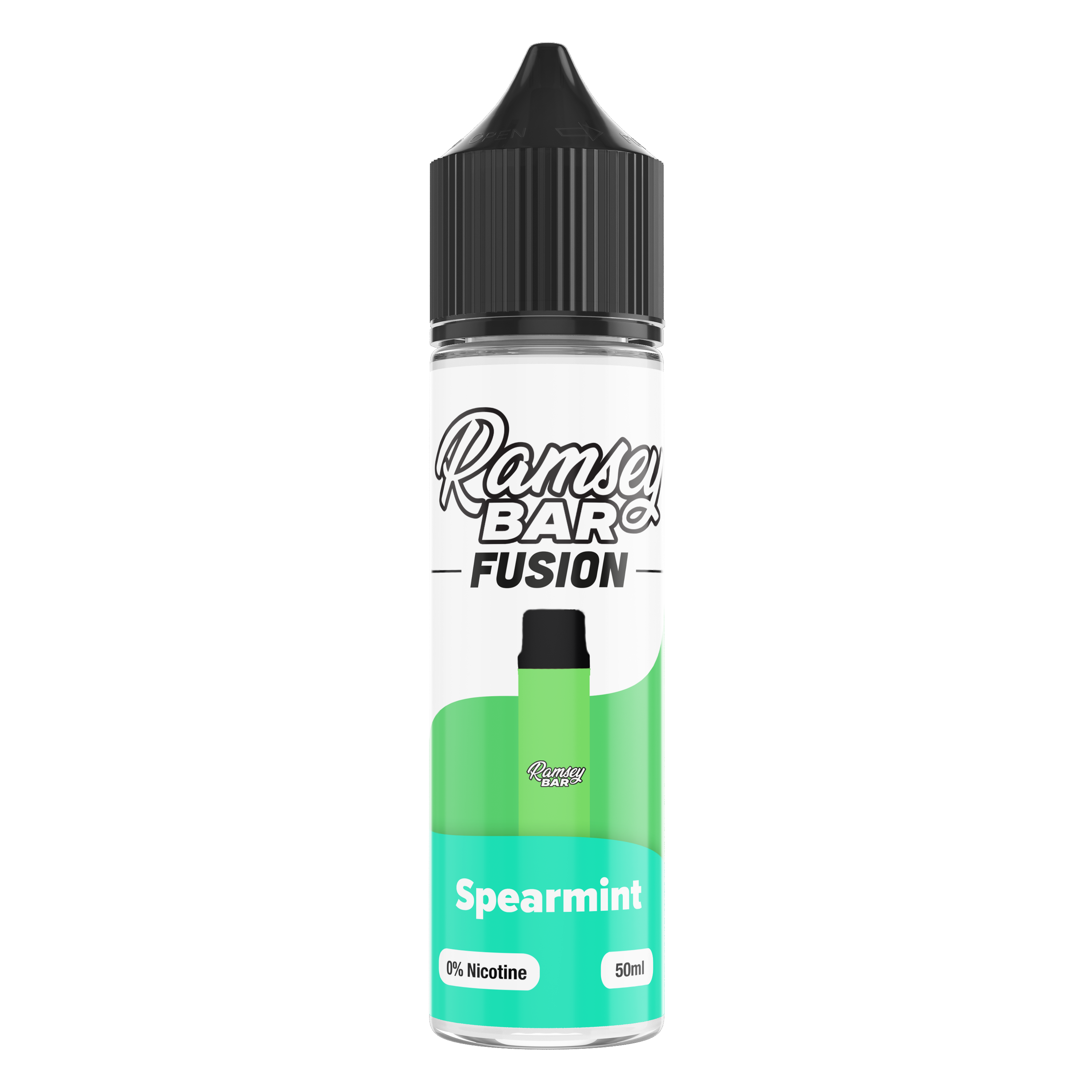 Ramsey Bar Fusion Spearmint 50ml Shortfill E-Liquid