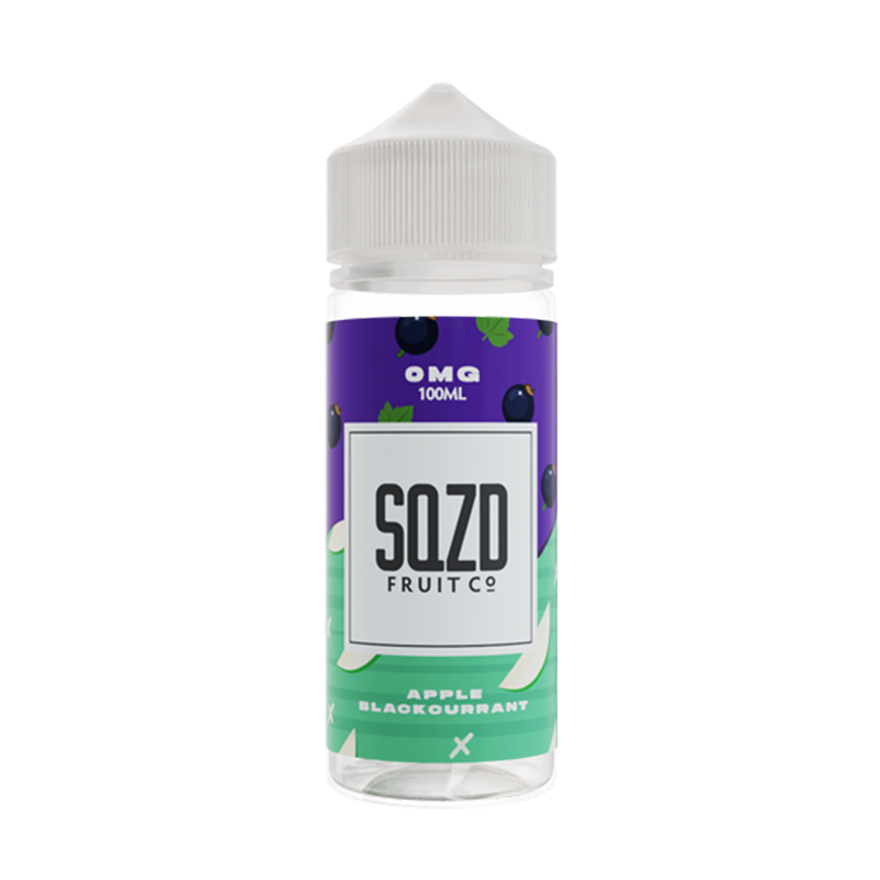 SQZD Apple Blackcurrant 0mg 100ml Short Fill E-Liquid