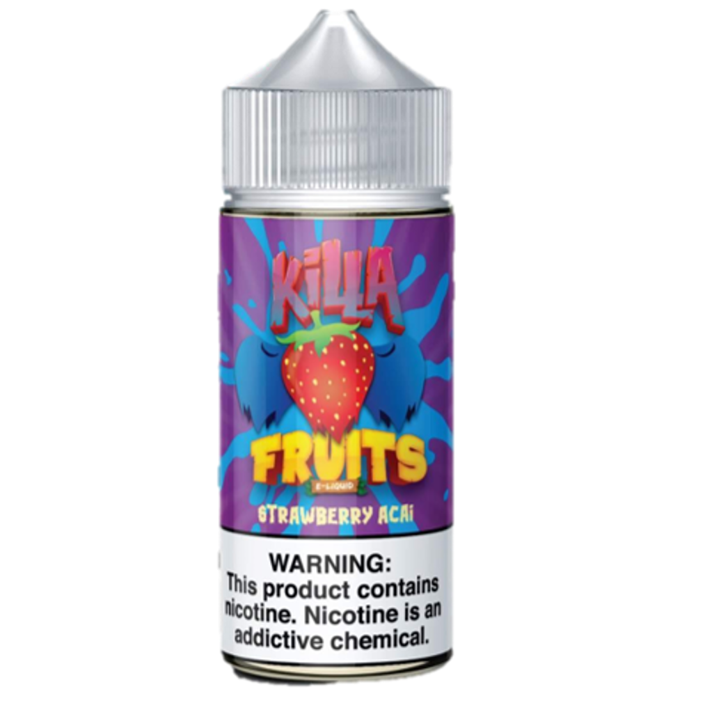 Strawberry Acai E-liquid by Killa Fruits 100ml Shortfill