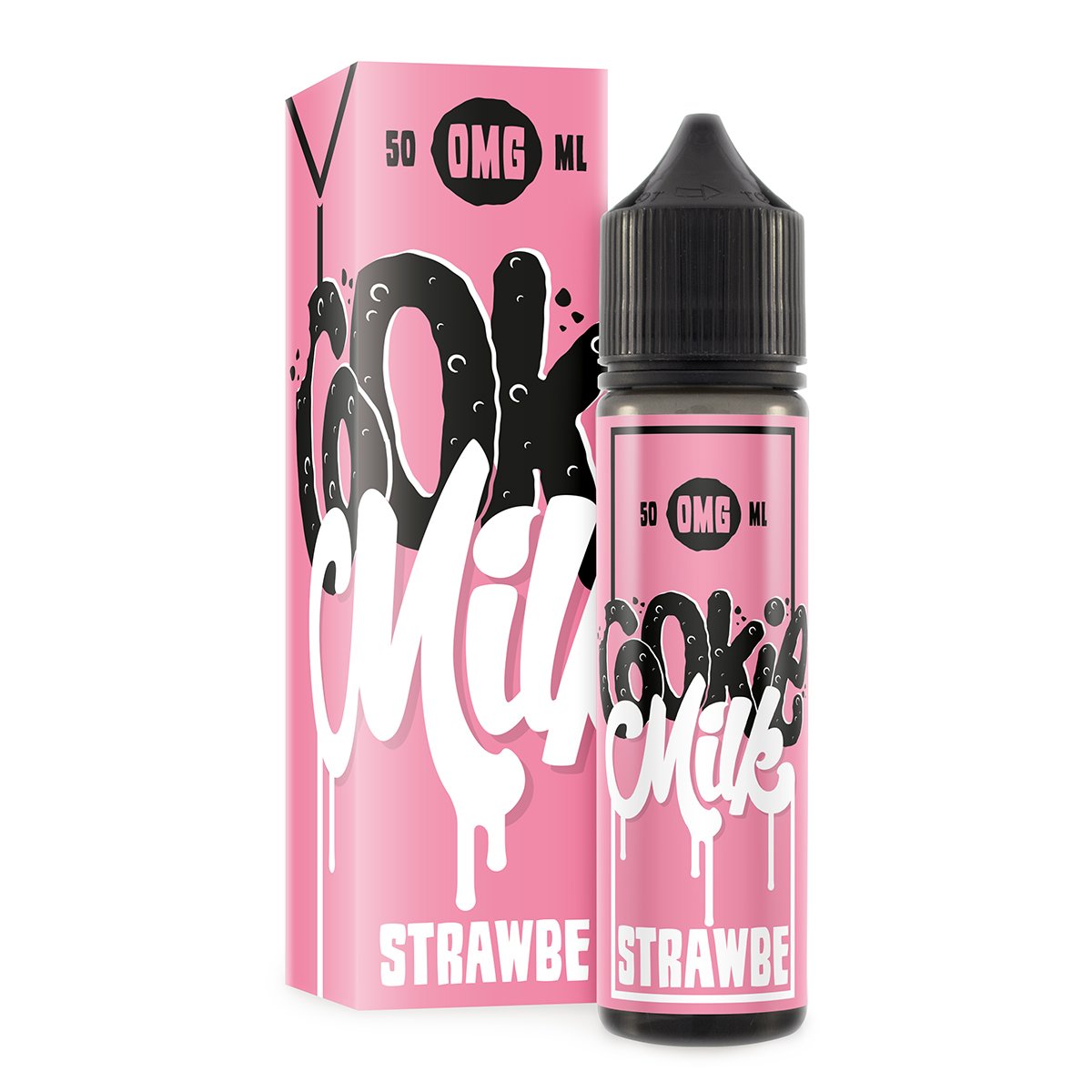 Strawberry Cookie Milk E-liquid by Nom Nomz 50ml Shortfill