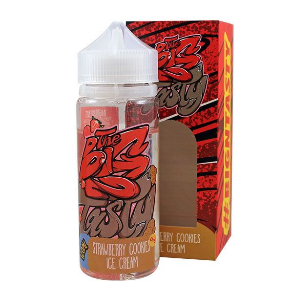 Mr Vapour The Big N': Tasty Strawberry Cookie Ice Cream 100ml Shortfill