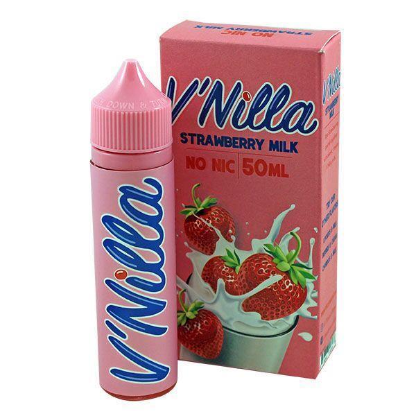 Strawberry & Milk By V'Nilla 0mg Shortfill - 50ml