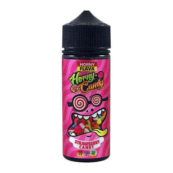 Horny Flava Strawberry Candy 0mg 100ml Short Fill E-Liquid
