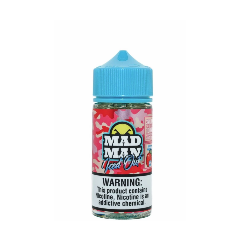 Iced Out Crazy Strawberry by Mad Man 80ml Shortfill