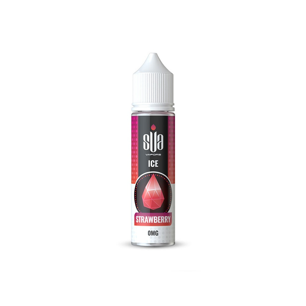 Strawberry Ice E-liquid by Sua Vapors 50ml Shortfill