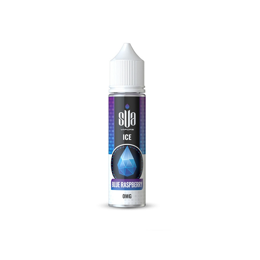 Blue Raspberry Ice E-liquid by Sua Vapors 50ml Shortfill