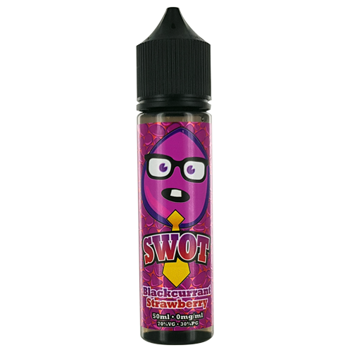 Blackcurrant Strawberry E-liquid by Swot 50ml Short Fill