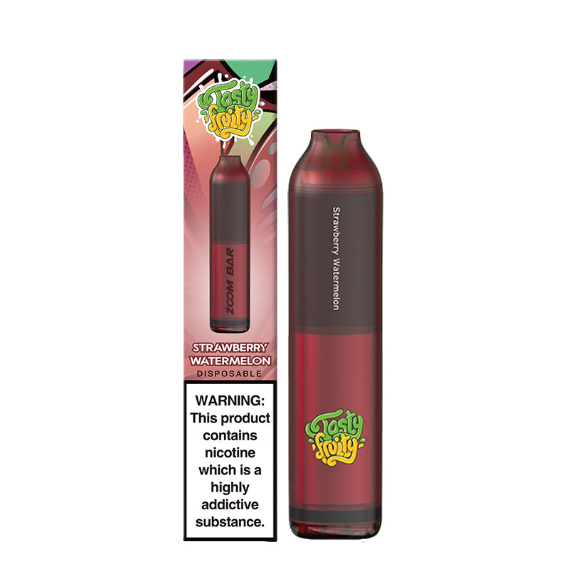 Tasty Fruity Zoom Bar Disposable Vape-Strawberry Watermelon