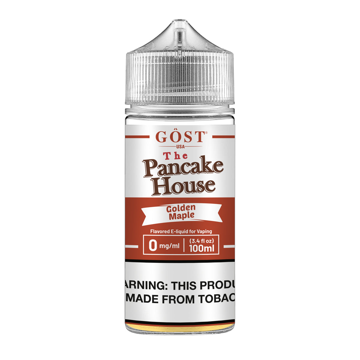 Gost USA The Pancake House Golden Maple 120ml Shortfill 0mg