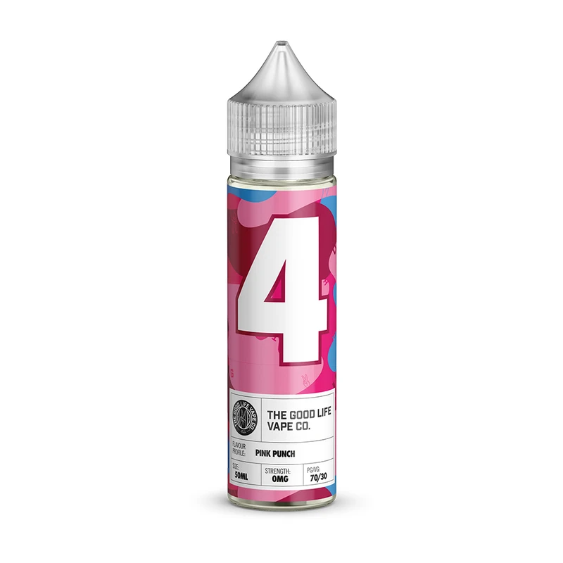 The Good Life Vape Co. No.4 Pink Punch 0mg 50ml Short Fill E-Liquid