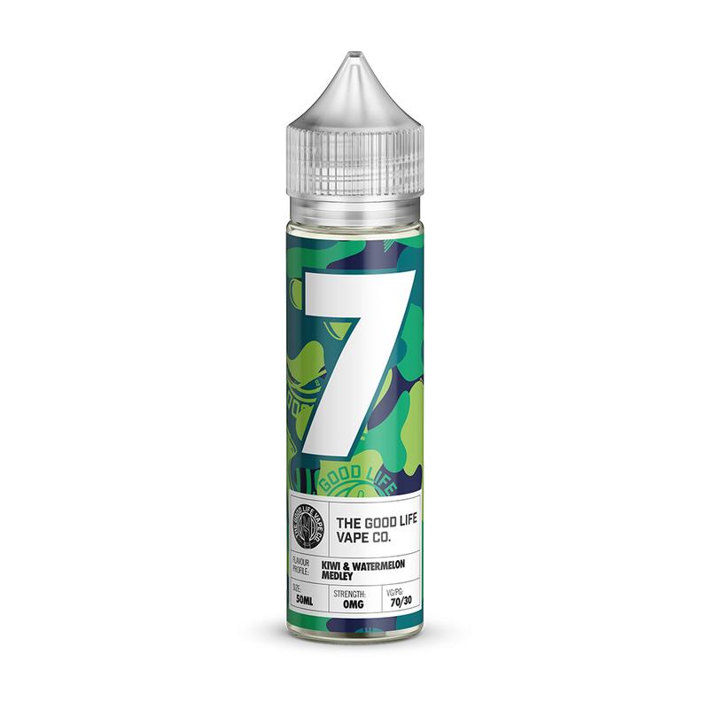 Kiwi & Watermelon Medley  E-Liquid by The Good Life Vape Co.   - Short Fills UK