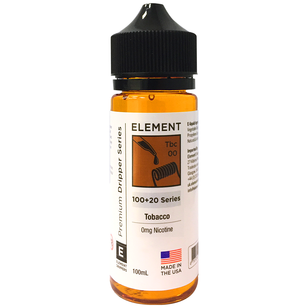 Tobacco Eliquid by Element 100ml Shortfill