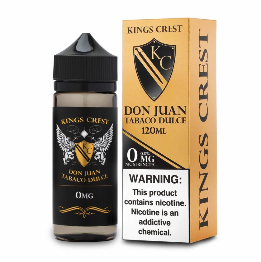 Don Juan Tobaco Dulce E-liquid by Kings Crest 100ml Short Fill