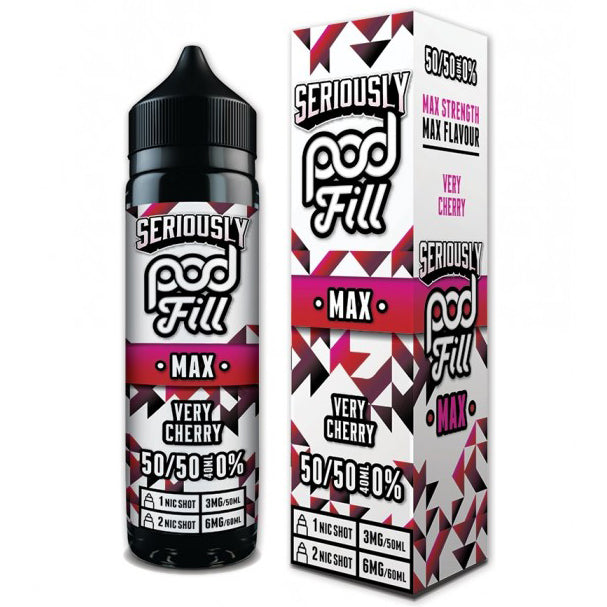 Seriously Pod Fill Max Very Cherry 0mg 40ml Shortfill E-Liquid
