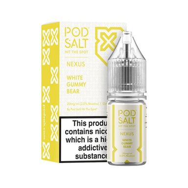 White Gummy Bear Nic Salt by Pod Salt - Nic Salts UK  Vapor Shop Direct