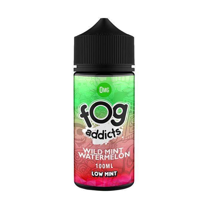 Fog Addicts Wild Mint Watermelon 0mg 100ml Short Fill E-Liquid