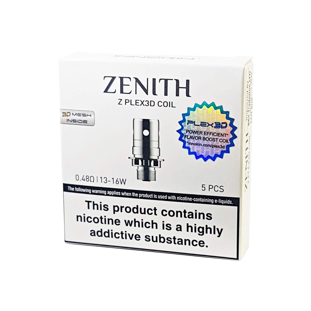 Zenith Plex 3d Coil 0.48ohm 5 Pack by Innokin